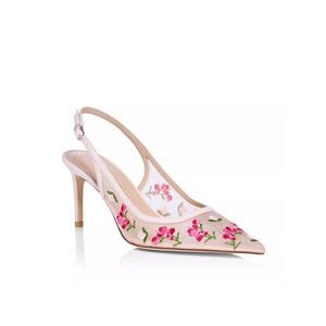 Stuart Weitzman Stuart Power Rosewater Slingback Pumps Pink New in Box $495